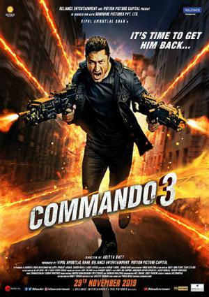 Commando 3 Poster Commando 3 2019