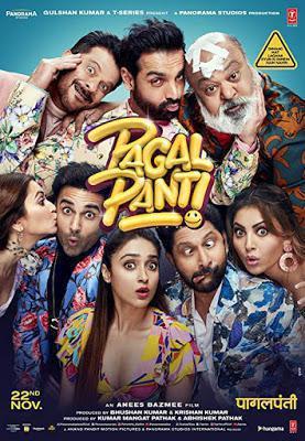 Pagalpanti Poster Pagalpanti 2019