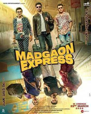 Madgaon Express Poster Madgaon Express 2024