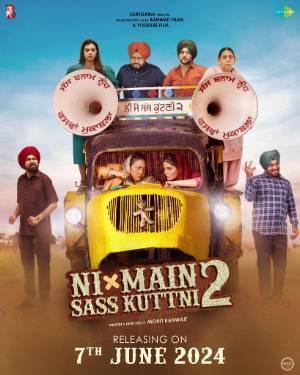 Ni Main Sass Kuttni 2 Poster Ni Main Sass Kuttni 2 2024
