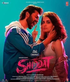 Shiddat Poster Shiddat 2021 Hotstar
