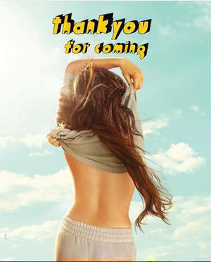 Thank You For Coming Poster Thank You For Coming 2023