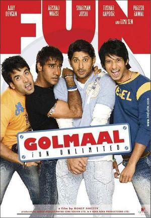 Golmaal Fun Unlimited Poster Golmaal Fun Unlimited 2006