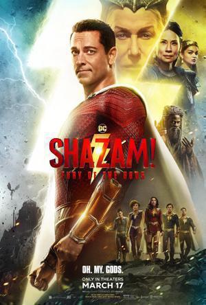 Shazam Fury Of The Gods Poster Shazam Fury Of The Gods 2023