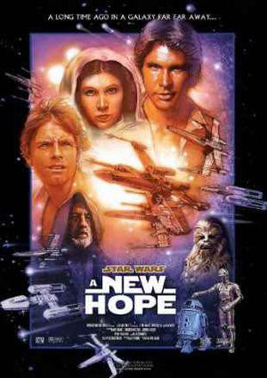 Star Wars Episode 4 A New Hope Poster Star Wars Episode 4 A New Hope 1977