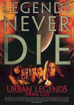 Urban Legends Final Cut Poster Urban Legends Final Cut 2000
