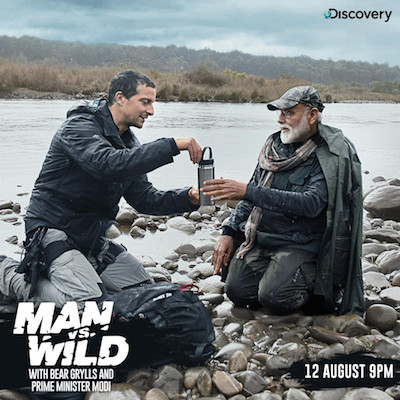 Man Vs Wild Ft Pm Narender Modi Poster Man Vs Wild Ft Pm Narender Modi 2019
