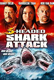 3 HEADED SHARK ATTACK Poster