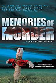 MEMORIES OF MURDER Poster