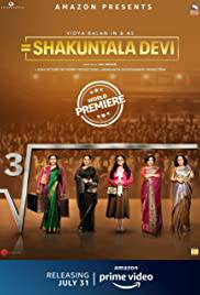 SHAKUNTALA DEVI Poster
