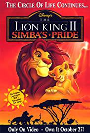 THE LION KING 2 SIMBA'S PRIDE Poster